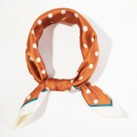 Wholesale polka Dots Print Bandana Scarf Multi Use Scarf Bandana Bag Tie ETC L W