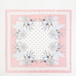 Wholesale polka Dot Daisey Print Bandana Scarf Multi Use Scarf Bandana Bag Tie E