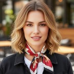 Wholesale polka Dot Daisey Print Bandana Scarf Multi Use Scarf Bandana Bag Tie E