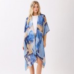 Wholesale abstract Modern Art Inspired Print Kimono One Fits Most Polyester