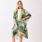 Wholesale abstract Modern Art Inspired Print Kimono One Fits Most Polyester