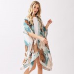 Wholesale abstract Modern Art Inspired Print Kimono One Fits Most Polyester