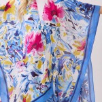 Wholesale abstract Floral Print Kimono One Polyester