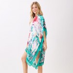 Wholesale abstract Floral Print Kimono One Polyester