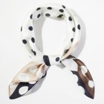 Wholesale polka Dot Color Block Print Bandana Scarf Multi Use Scarf Bandana Bag