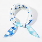 Wholesale polka Dot Color Block Print Bandana Scarf Multi Use Scarf Bandana Bag