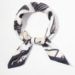 Wholesale heart Print Bandana Scarf Multi Use Scarf Bandana Bag Tie ETC L W Poly