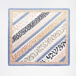 Wholesale abstract Leopard Print Bandana Scarf Multi Use Scarf Bandana Bag Tie E