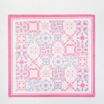 Wholesale garden Tile Mosaic Print Bandana Scarf Multi Use Scarf Bandana Bag Tie