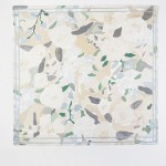 Wholesale abstract Garden Print Bandana Scarf Multi Use Scarf Bandana Bag Tie ET