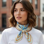 Wholesale abstract Tribal Print Bandana Scarf Multi Use Scarf Bandana Bag Tie ET