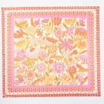 Wholesale retro Floral Print Bandana Scarf Multi Use Scarf Bandana Bag Tie ETC L
