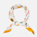 Wholesale sea Shell Starfish Print Bandana Scarf Multi Use Scarf Bandana Bag Tie