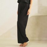 Wholesale rise Palazzo Pants Pack Elastic Free Waistband Two Side Pockets Ultra