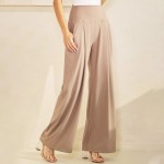 Wholesale rise Palazzo Pants Pack Elastic Free Waistband Two Side Pockets Ultra