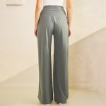 Wholesale rise Palazzo Pants Pack Elastic Free Waistband Two Side Pockets Ultra
