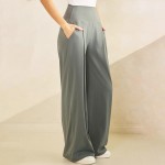 Wholesale rise Palazzo Pants Pack Elastic Free Waistband Two Side Pockets Ultra