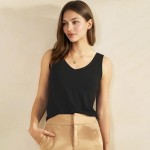 Wholesale reversible U V Neck Modal Tank Top Pack Seamless Soft Stretchy Modal S