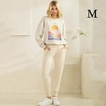 Wholesale light World Pullover Sweatshirt Crew Neck Dropped Shoulder Soft Comfy