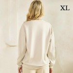 Wholesale light World Pullover Sweatshirt Crew Neck Dropped Shoulder Soft Comfy