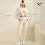 Wholesale light World Pullover Sweatshirt Crew Neck Dropped Shoulder Soft Comfy