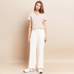 Wholesale v Neck T Shirt Pack Relaxed Straight Silhouette Cotton