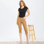 Wholesale u Neck Shirt Sleeve T Shirt Pack Body Hugging Silhouette Comfortable B