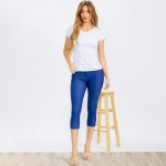 Wholesale u Neck Shirt Sleeve T Shirt Pack Body Hugging Silhouette Comfortable B