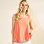 Wholesale raw Edge Tank Top Pack Round Neck Soft Touch Cotton
