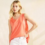 Wholesale raw Edge Tank Top Pack Round Neck Soft Touch Cotton