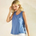 Wholesale raw Edge Tank Top Pack Round Neck Soft Touch Cotton