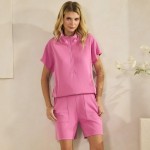 Wholesale relaxed Fit Scuba Shorts Pack Stretchy Waistband Front Pockets Soft St