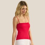 Wholesale ribbed Thin Strapped Seamless Tank Pack Fitted Straight Neckline Simpl