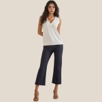 Wholesale ribbed Loose V Neck Tank Top Pack V Neckline Sleeveless Relaxed Fit Ri