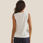 Wholesale ribbed Loose V Neck Tank Top Pack V Neckline Sleeveless Relaxed Fit Ri