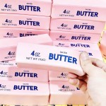 Wholesale butter Stick Squishy Toy Soft novelty squishy toy designed like classi