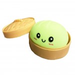 Wholesale dumpling Squishy Toy Cute novelty squishy toy designed smiling dumplin