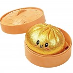 Wholesale dumpling Squishy Toy Cute novelty squishy toy designed smiling dumplin