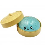 Wholesale dumpling Squishy Toy Cute novelty squishy toy designed smiling dumplin