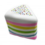 Wholesale cake Slice Squishy Toy Sweet novelty squishy toy designed layered cake