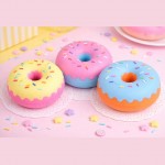 Wholesale donut Squishy Toy Fun novelty squishy toy designed frosted donut Ages