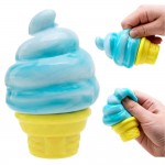 Wholesale ice Cream Squishy Toy Blue Fun novelty squishy toy designed colorful i