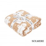 Wholesale solmere Blanket Gingerbread Man Blanket Wrap yourself pure indulgence