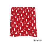 Wholesale solmere Blanket Red Christmas Tree Blanket Wrap yourself pure indulgen