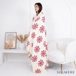 Wholesale solmere Blanket Christmas Candy Blanket Wrap yourself pure indulgence