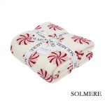 Wholesale solmere Blanket Christmas Candy Blanket Wrap yourself pure indulgence