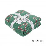 Wholesale solmere Blanket Heart Candy Cane Blanket Wrap yourself pure indulgence
