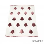 Wholesale solmere Blanket Plaid Christmas Tree Blanket Wrap yourself pure indulg