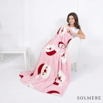 Wholesale solmere Blanket Santa Blanket Wrap yourself pure indulgence Solmere Bl