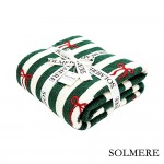 Wholesale solmere Blanket Stripe Bow Christmas Blanket Wrap yourself pure indulg